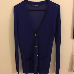 Blue cardigan